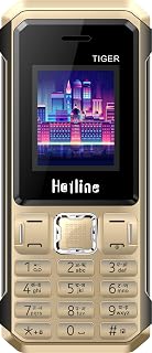 HOTLINE Tiger Dual SIM Keypad Mobile Phone | 1.77” Display | Wireless FM | Digital Camera | Expandable Memory | LED Torch and 2500 mAH Long Battery Life | 2500 mAH Battery