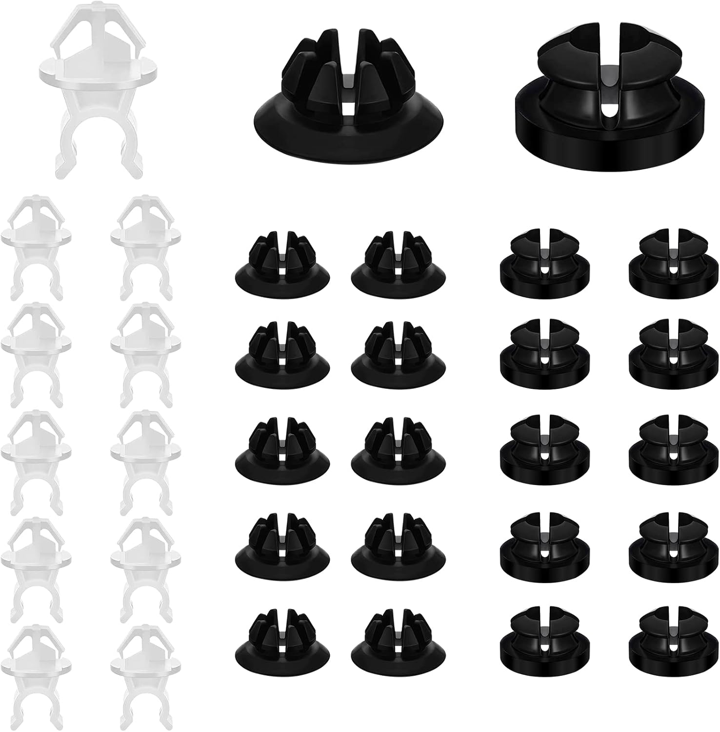 30PCS Hood Prop Rod Holder Clips, Car Hood Support Rod, Car