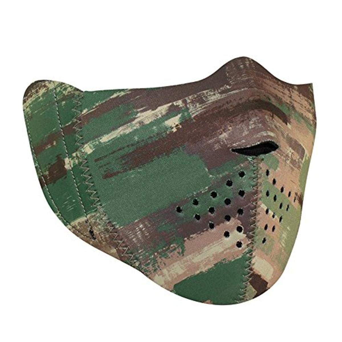 ZANheadgear Unisex-Adult Modi-Face Accessory (Detachable Mask Neoprene Multi Brushed Camo) (Multicolor, One Size)