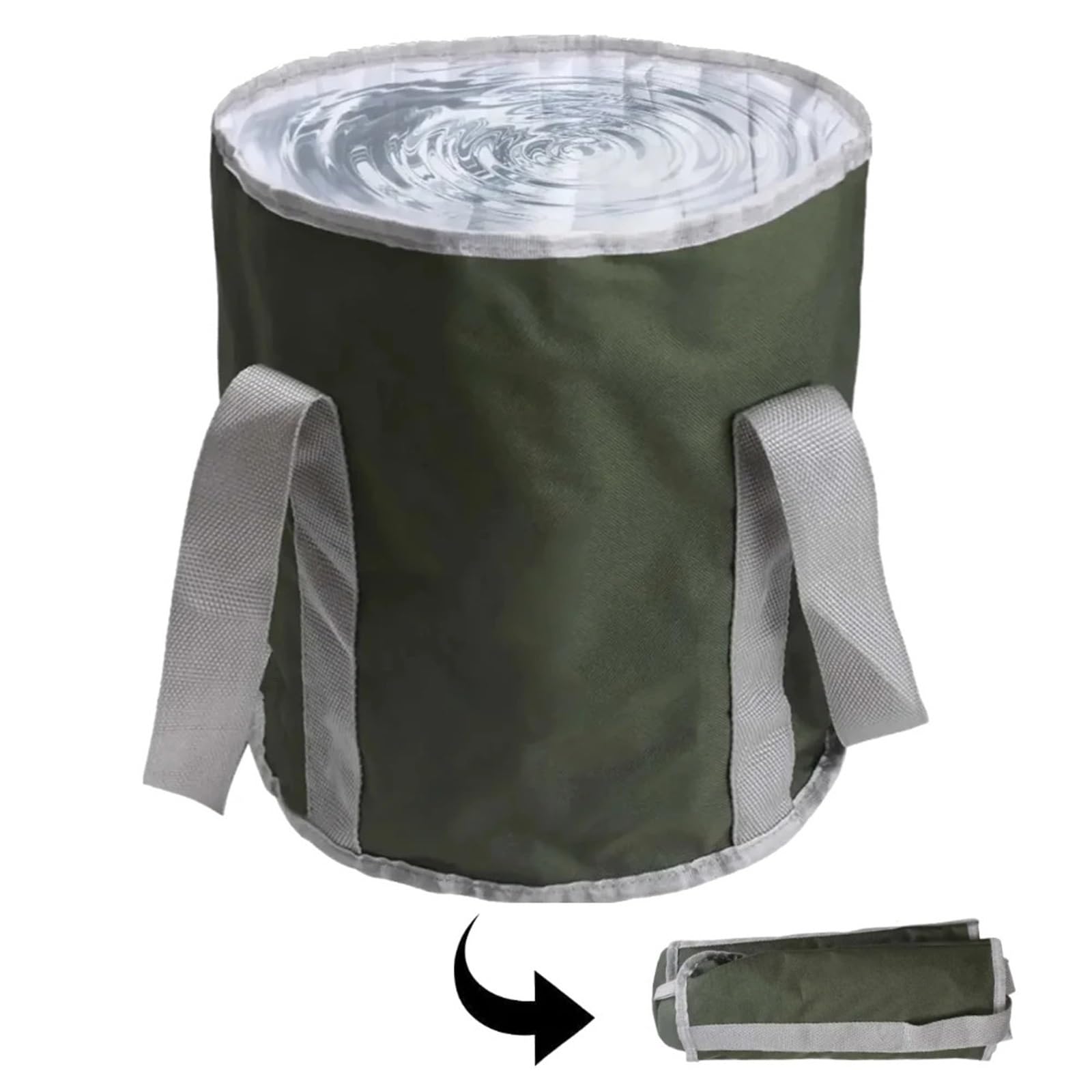 Faltbarer Eimer 20L Faltbarer Eimer Tragbarer Faltwasserbehälter for Reisen Camping Wandern Angeln Gartenarbeit