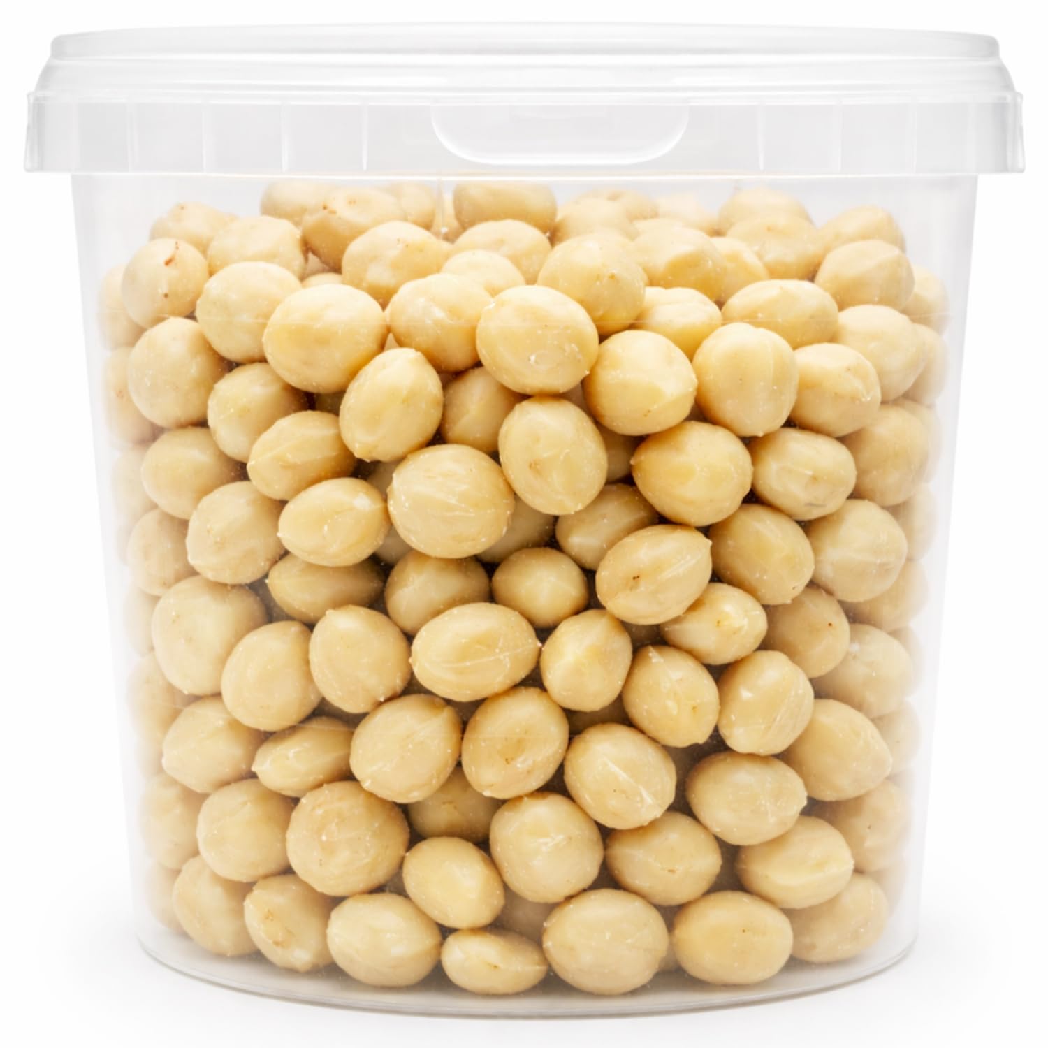 Oltresole, Noci di Macadamia Crude Sgusciate 1 Kg, Frutta Secca al Naturale Senza Sale, in Barattolo Richiudibile, Snack Salutare, Gusto Delicato e Cremoso, Selezionate