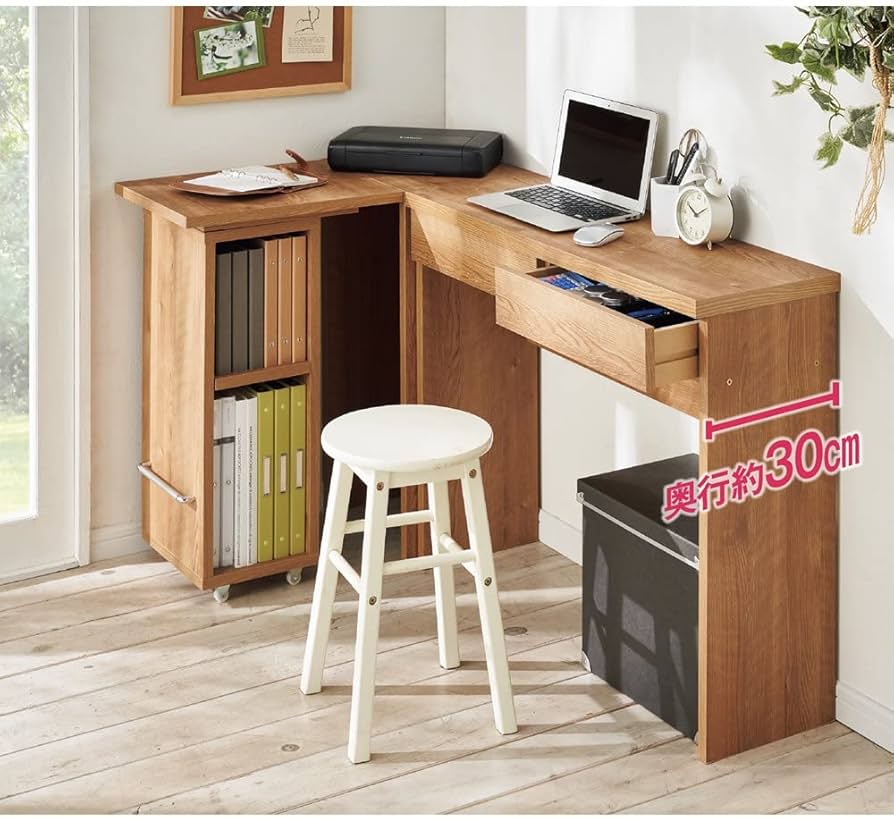 Amazon.co.jp: 家具 収納 ホームオフィス家具 作業スペースが広がって