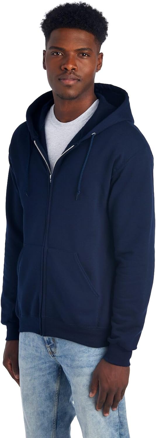 Jerzees Men’s NuBlend Fleece Hoodies & Sweatshirts, Cotton Blend, Sizes S-3X - Image 2