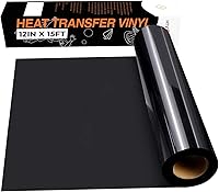 Vista 11 de HTVRONT - Rollo de vinilo HTV con purpurina dorada - Vinilo de transferencia de calor con purpurina dorada de 12 x 15 pies para camisas, vinilo