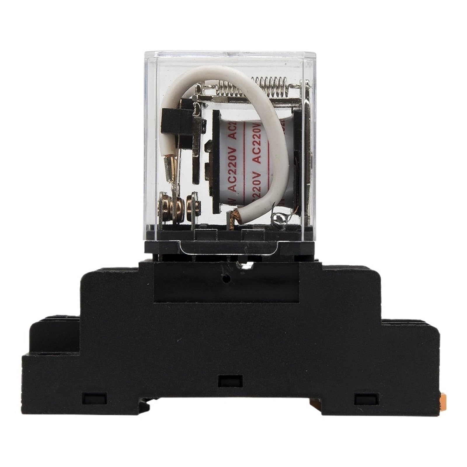Relé electromagnético JQX-30F 30A con base de zócalo, relé de alta potencia JQX-30F-2Z CA 220 V 110 V 24 V 12 V(24VDC)