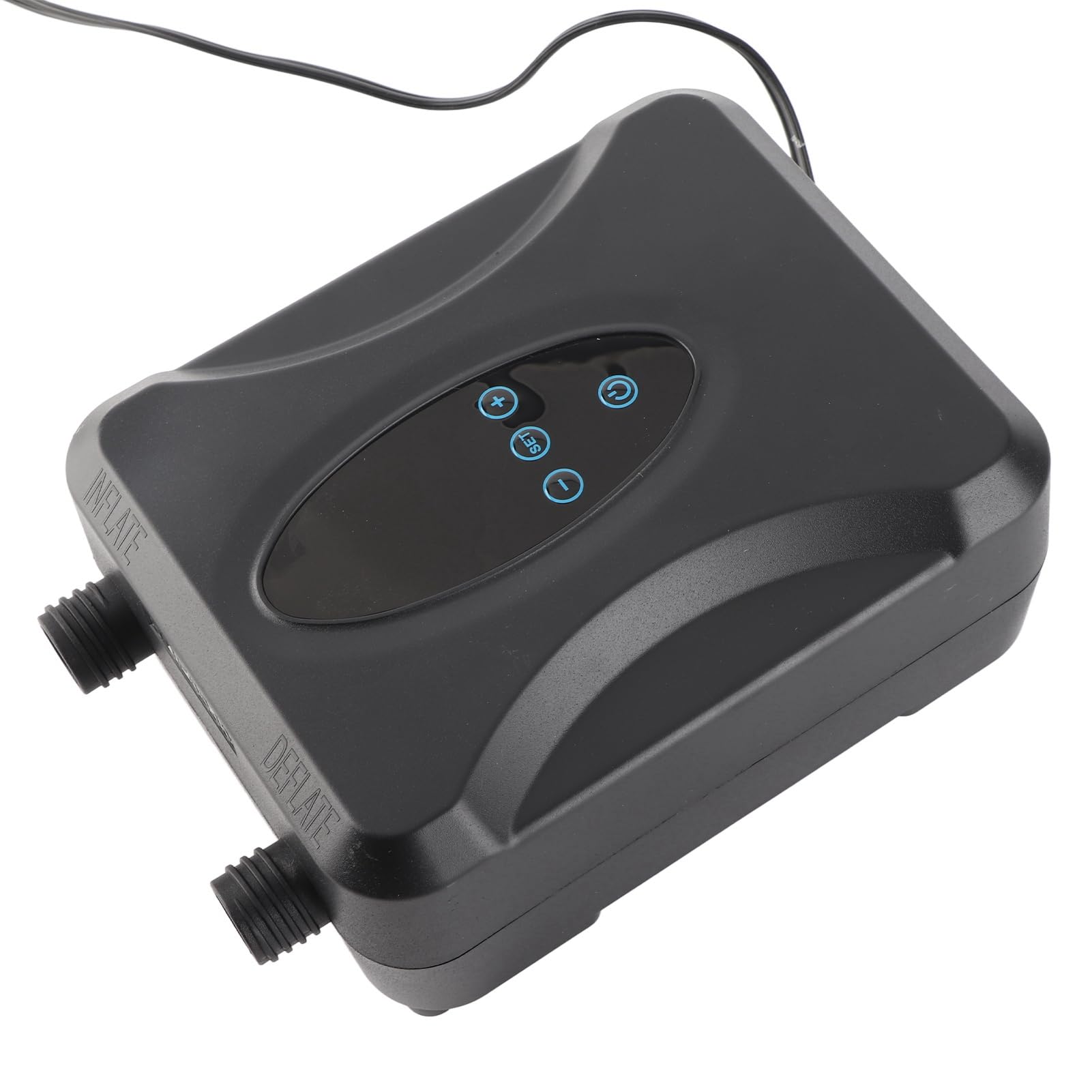 Kavolet SUP - Bomba eléctrica con asa, 20 PSI SUP, bomba de aire eléctrica, 12 V, portátil de alta presión con 6 boquillas, inflador y deflador para hinchables Stand Up Paddle Boards Kayak Barcos