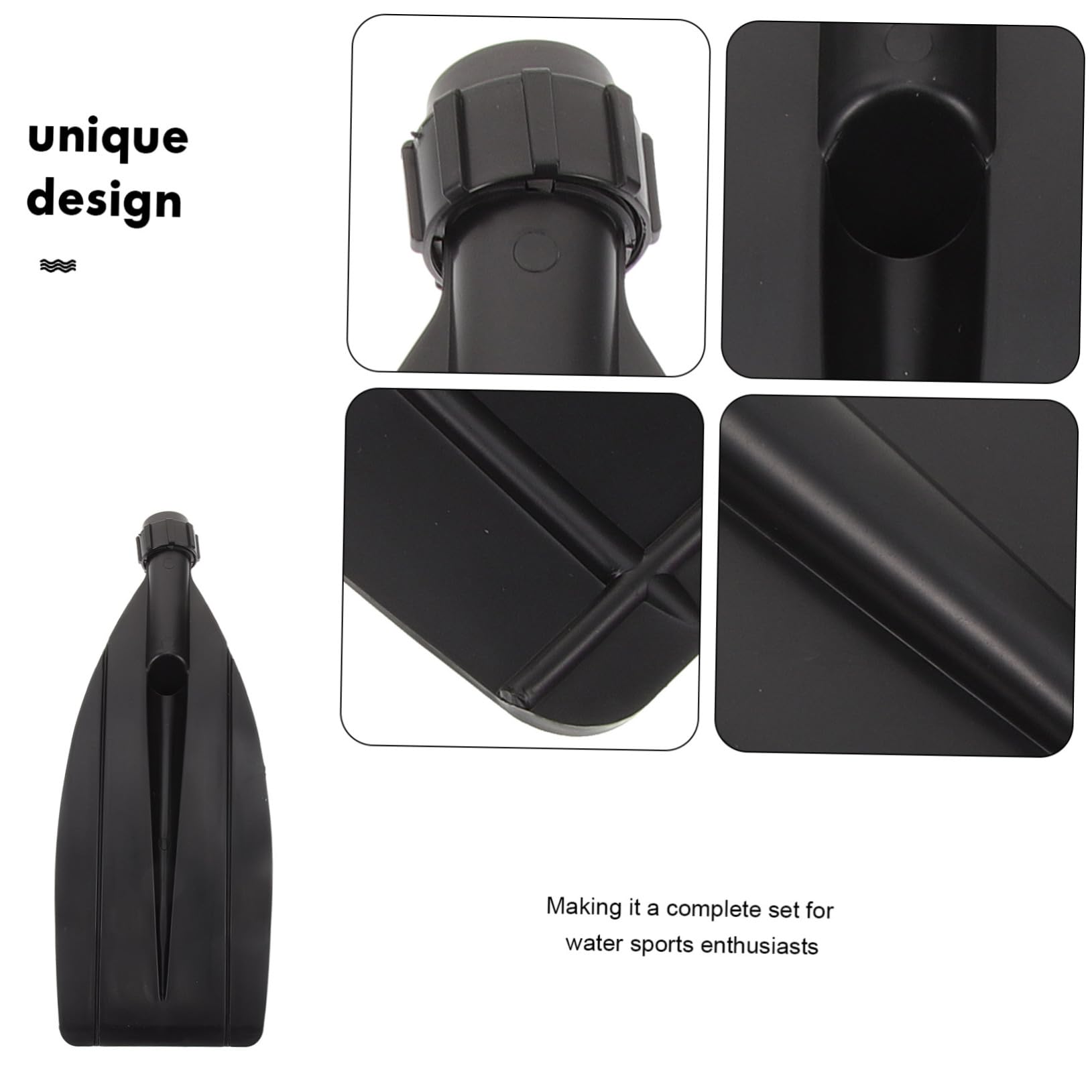 UPKOCH Kunststoffschaftpaddel Paddeln Ersatz Freizeit Hoch Tragbar Sup Ruder Griffe Welle Ausziehbares Paddel Surfbrett Schwimmendes Paddel Kajak Paddel Board-paddel Plastik Black