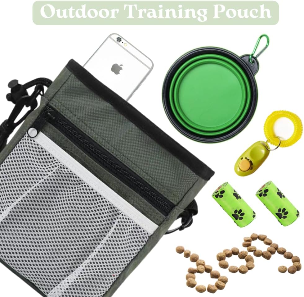 PupLuxe Puppy Starter Kit - Green 22 Piece Bundle Great for Dog Training, Perfect for New & Experienced Owners
