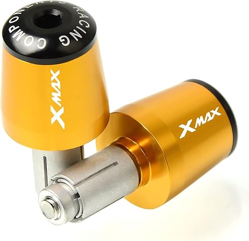 Miniatura 7 de WESTCH 78'' 22mm for Yamaha X-MAX Xmax X MAX 125 250 300 400 CNC Alumiunm Plugs Motorcycle Handlebar Moto Handle Bar Grips Cap Ends (Color  Grey)