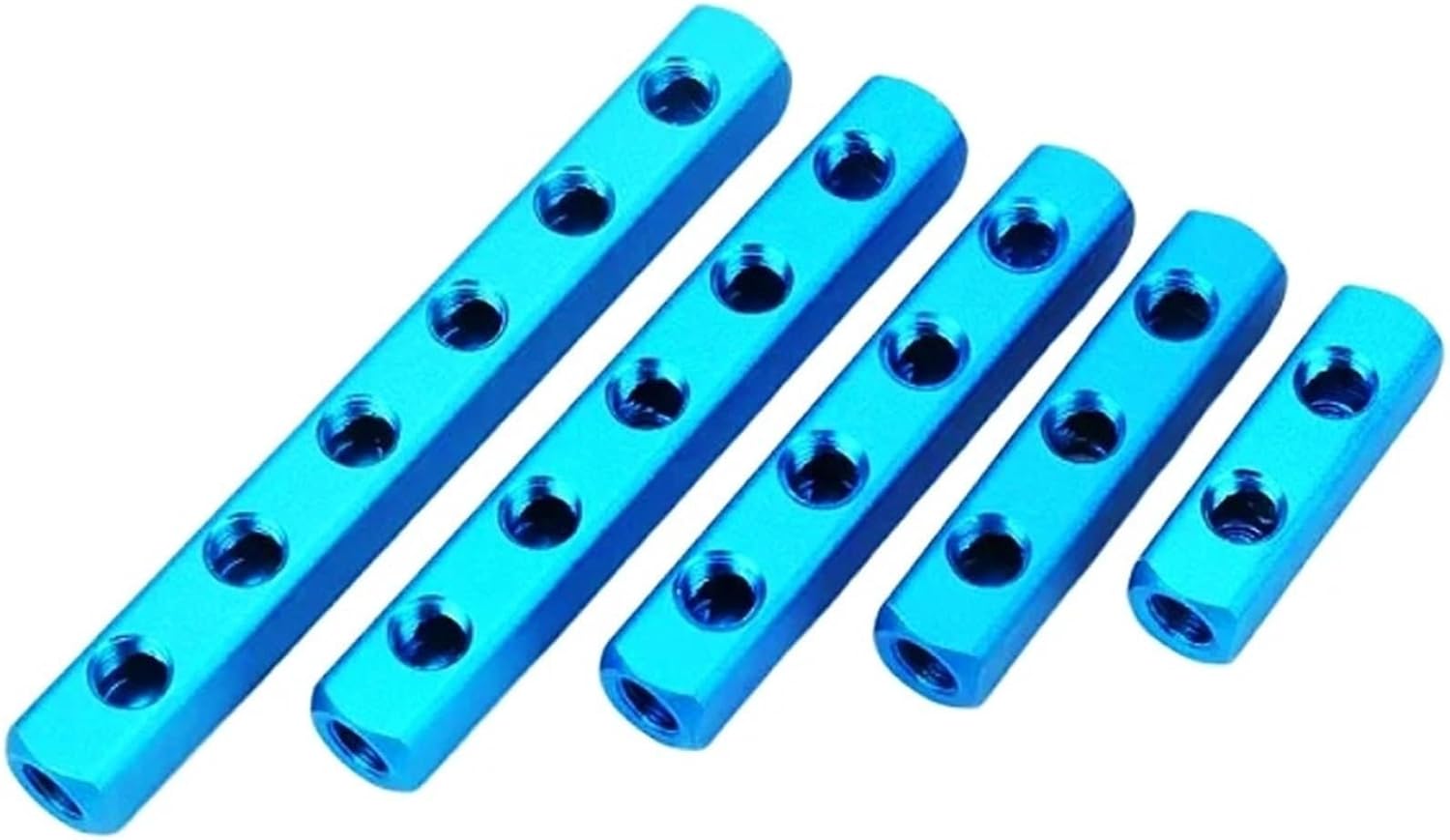 1/4 PT Thread Versatile Pneumatic Manifold Splitter With Quick Connectors And Multiple Ports For Efficient Air Distribution 1Pcs(4 Way 7 Port)