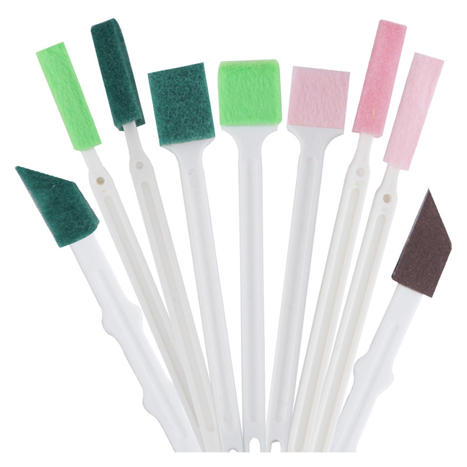 Ywluuoo Multicolor Durability Cleaning Brushes With Highly Density Bristles For Home Hygienes And Comfort Narrow Gaps Cleaner Ergonomic Handle Brush
