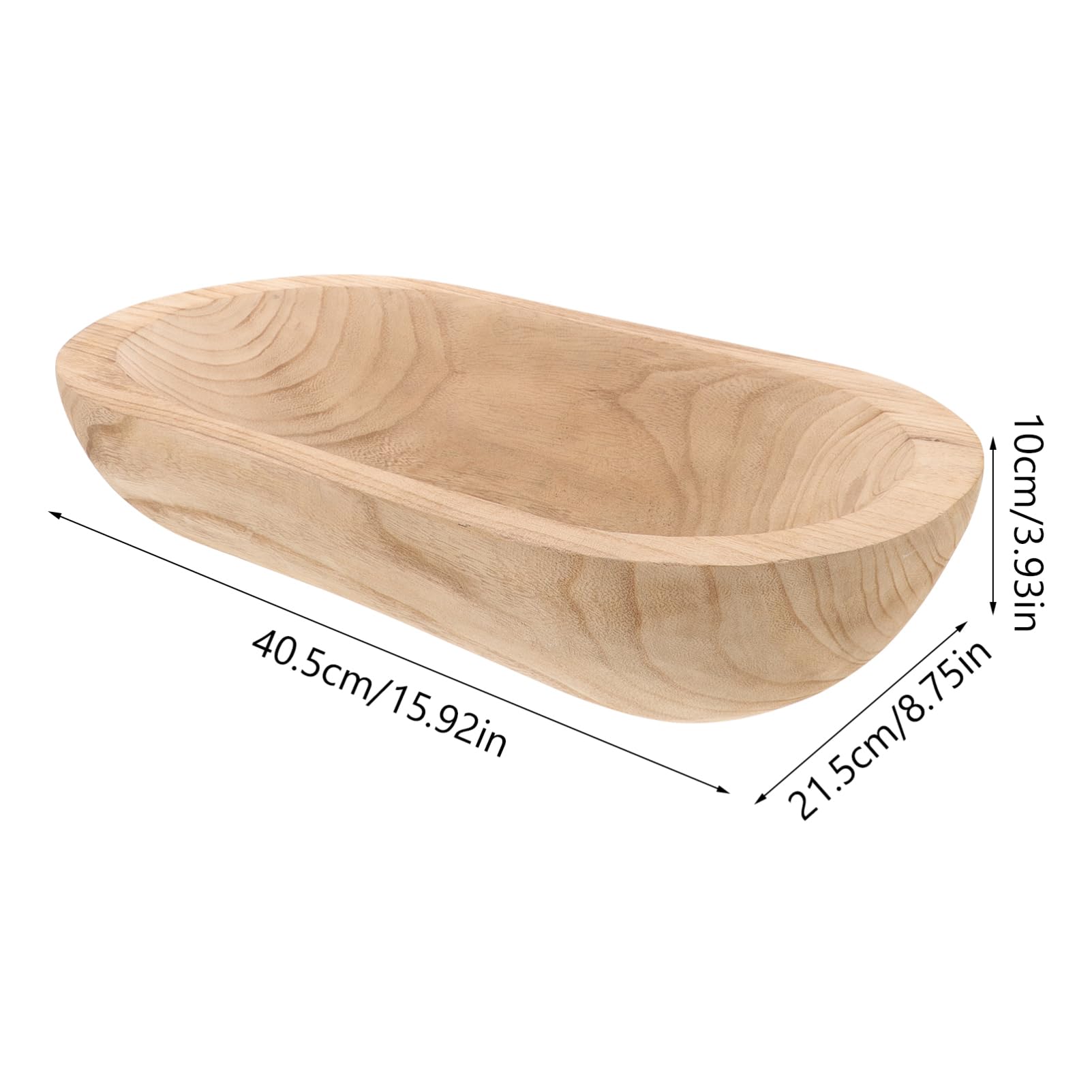 Ciotola Decorativa in Legno Ciotola in Legno Per Arredamento Ciotole in Decorative Per Tavola