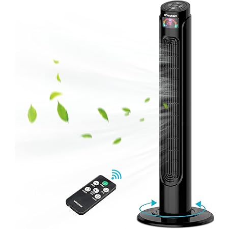 Ventilatore A Torre Monzana 120cm - Con Telecomando, Timer, Oscillazione 70°, Diffusore Aromi - Foto 7