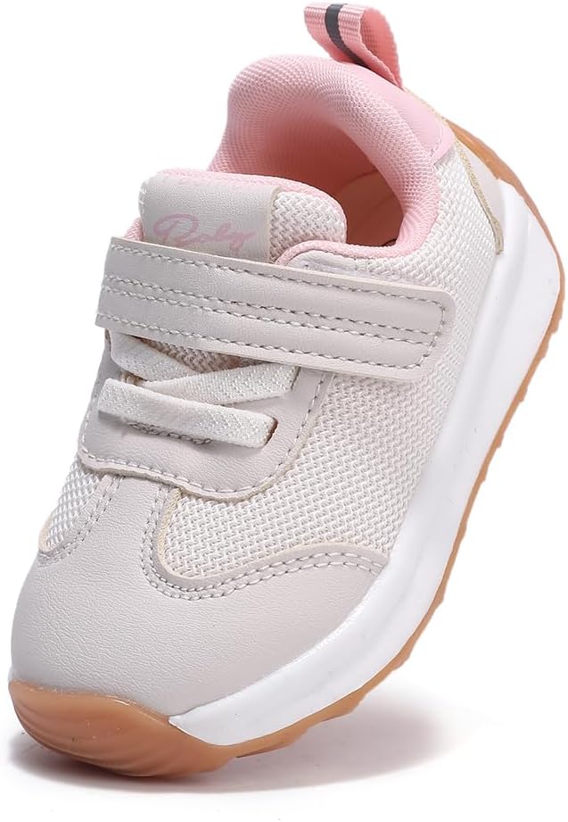 Baby Shoes Infant Toddler Boys Girls Walking Shoes Mesh Breathable Lightweight Sneakers for First Walkers 9 12 18 21 24 Months