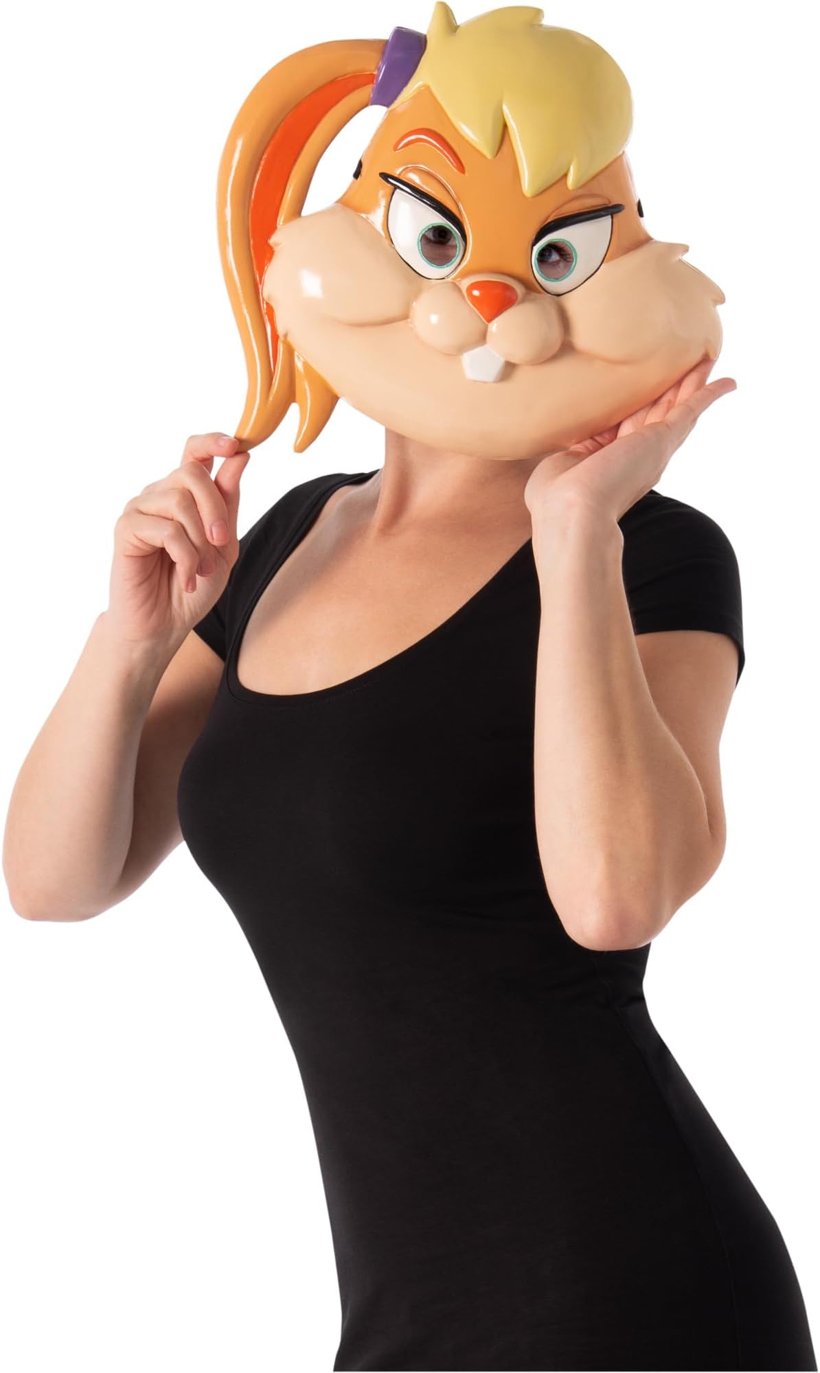 Rubies 202590NS Lola Bunny Mask, Men, Women, Boys Girls, Grey, NS Halloween, World Book Day