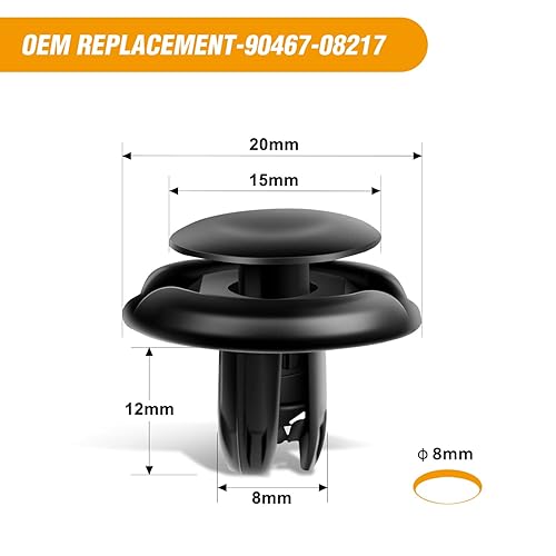 Miniatura 10 de 10Lexus y Toyota retenedor de tipo empuje cobertor motor bajo cubierta