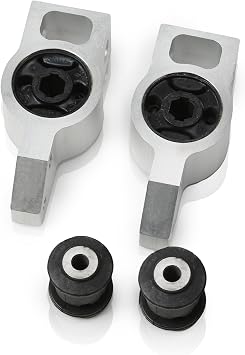 3C0199231D 1K0407182 4Pcs Front Lower Control Arm Bushing Bracket & Bushing Set Compatible with VW Tiguan Passat Sharan CC Audi Q3 3C0199231A 3C0199231B 1K0407182A 1K0407182F