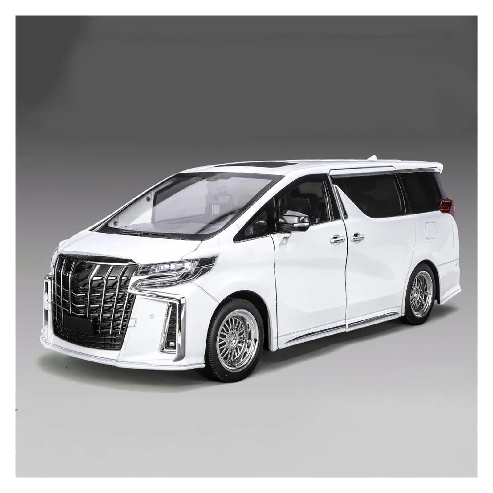 Btwodian Scale Model Car 1:18 For Toyota For Alphard For Hybrid 2023 Alloy Model Diecasts Metal Vehicles
