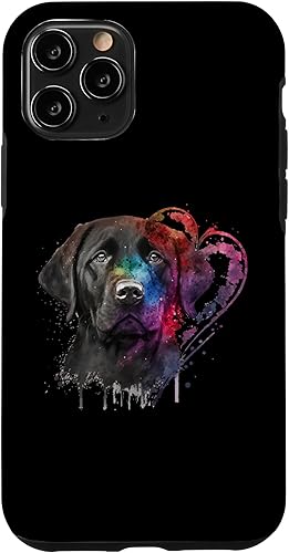 iPhone 11 Pro Labrador Retriever Mom - Funda temática de amor para el día de San Valentín