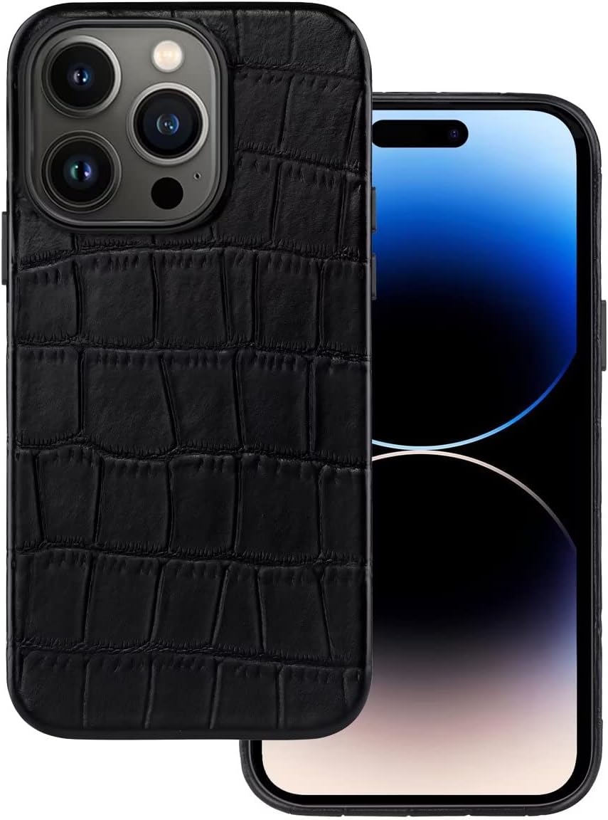 Docco Jette Designed for iPhone 14 Pro Max Leather Case