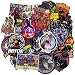 Superheros Stickers 50 Pack, Cool Cartoon Comics Vinyl Waterproof Sticker for Laptop Hydro Flasks Water Bottle Hydroflask Waterbottles Luggage Skateboard, Gift for Kids Boys Christmas