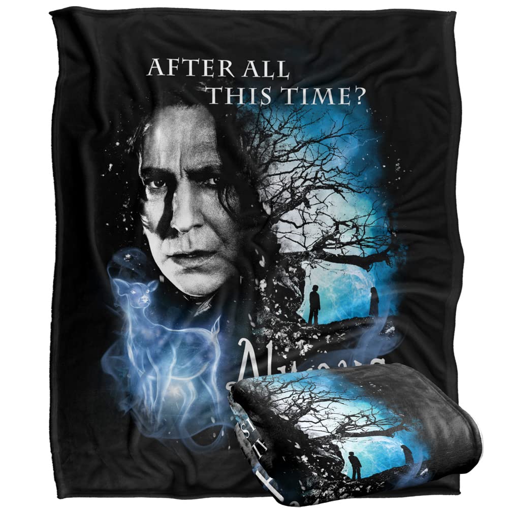 HARRY POTTER Always Officially Licensed Silky Touch Super Soft Throw Blanket 152 x 127 cm