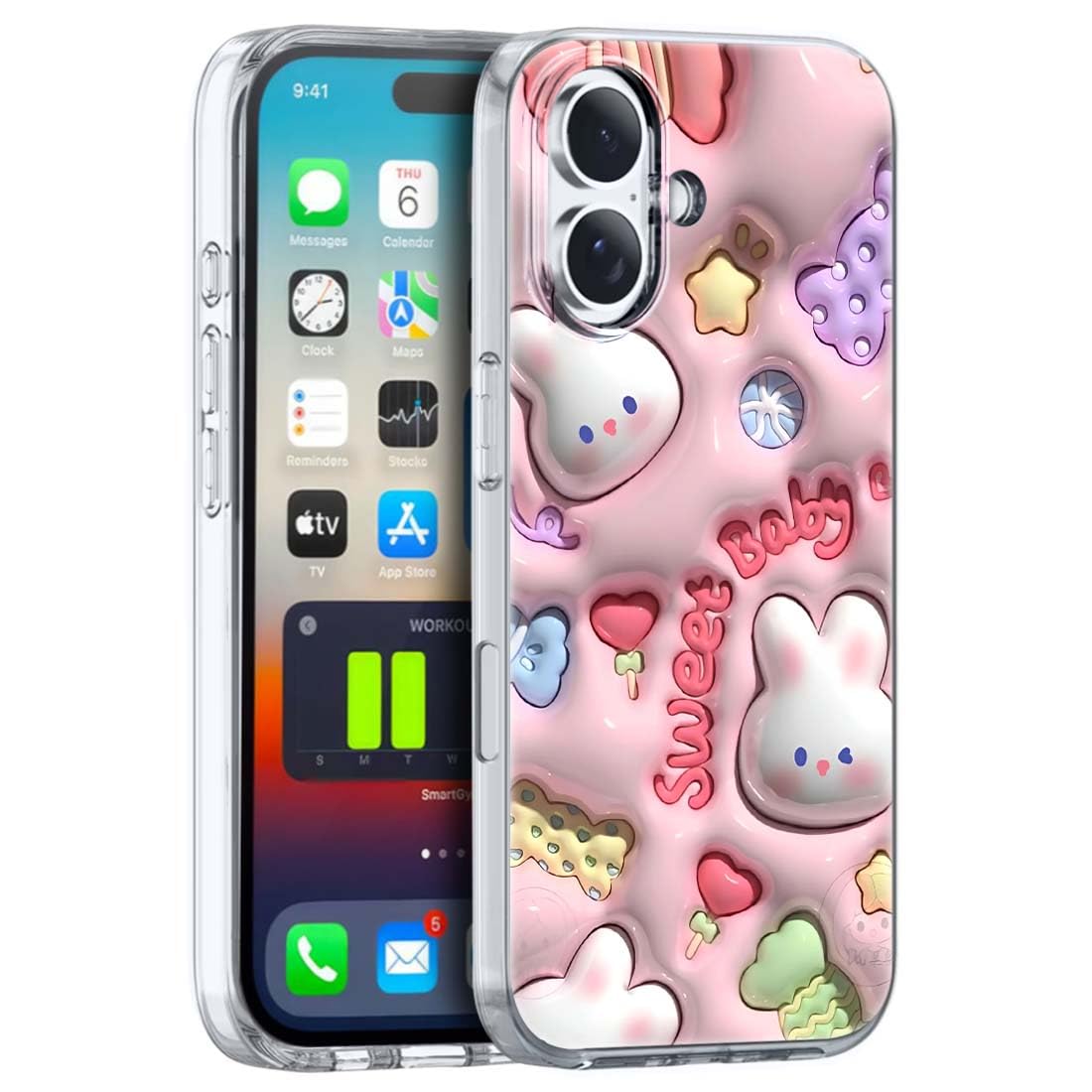 Fashionury Designer Soft Back Cover Case Compatible for Apple iPhone 16, Printed,Transparent,Flexible, Silicon for Apple iPhone 16 -D2149 (B0DH2RKM2Y) Amazon Price History, Amazon Price Tracker