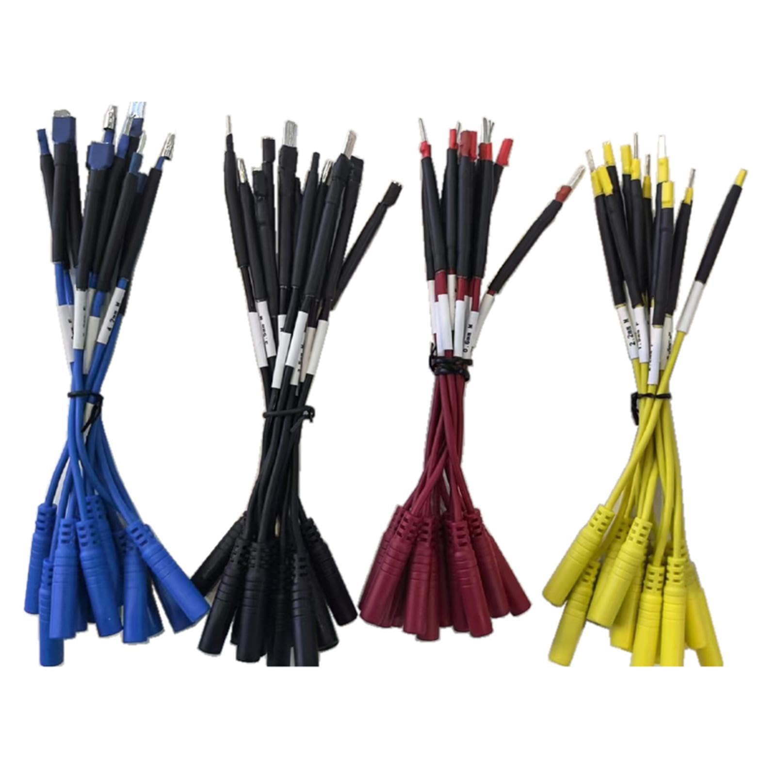 68 Piezas Multímetro Kit de Cables de Prueba Accesorios Multifunción con Terminales de Silicona y Adaptadores de Banana Plug Adecuado para Industria