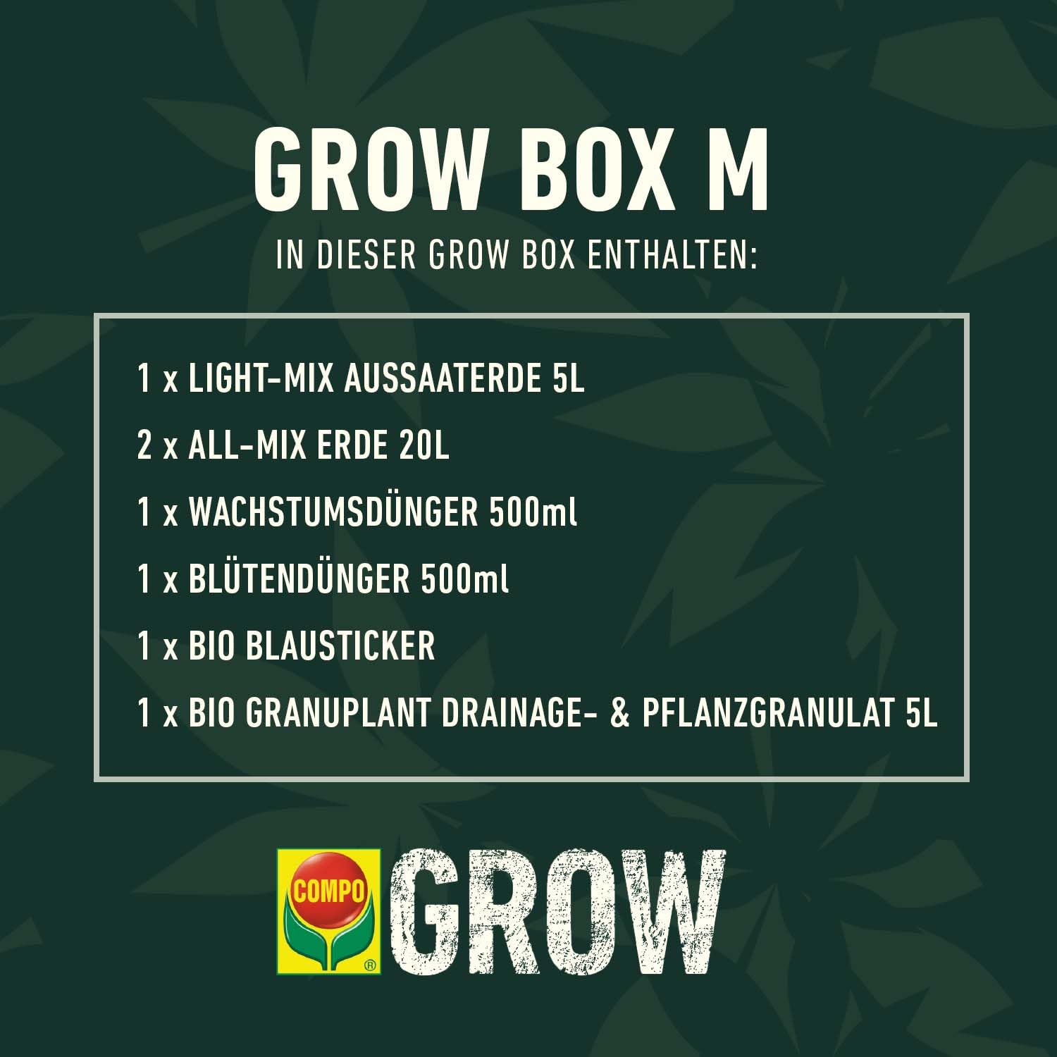 GROW Box M für die Aussaat von Spezialkulturen im Indoor- & Outdoorbereich und eine optimale Wachstums- & Blütenphase (Medium)