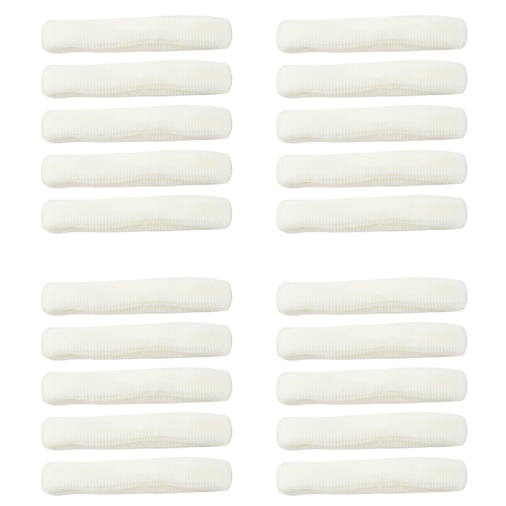 Jooehyer 20pcs 5M PVA 37mm Wide Mesh Refill Carp Fishing Stocking Boilie Rig Bait Wrap Bags
