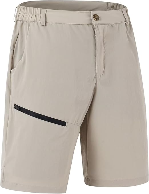 Men's Quick Dry Lightweight Stretch Cargo Hiking Shorts with 6 Pockets
