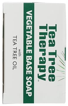 Tea Tree Therapy Pack of 8 x Vegetable Base Soap with Tea Tree Oil - 3.9 oz8
