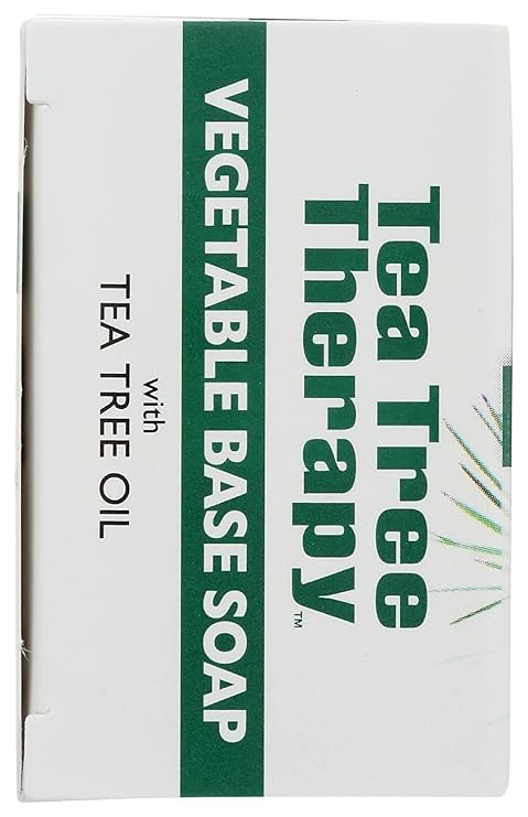 Tea Tree Therapy Pack of 8 x Vegetable Base Soap with Tea Tree Oil - 3.9 oz8