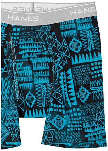 Hanes Boys' And Toddler Underwear, Comfort Flex Wb Boxer Briefs, 10-Pack, Gray/Blue/Black/Red, X-Large #TOP7