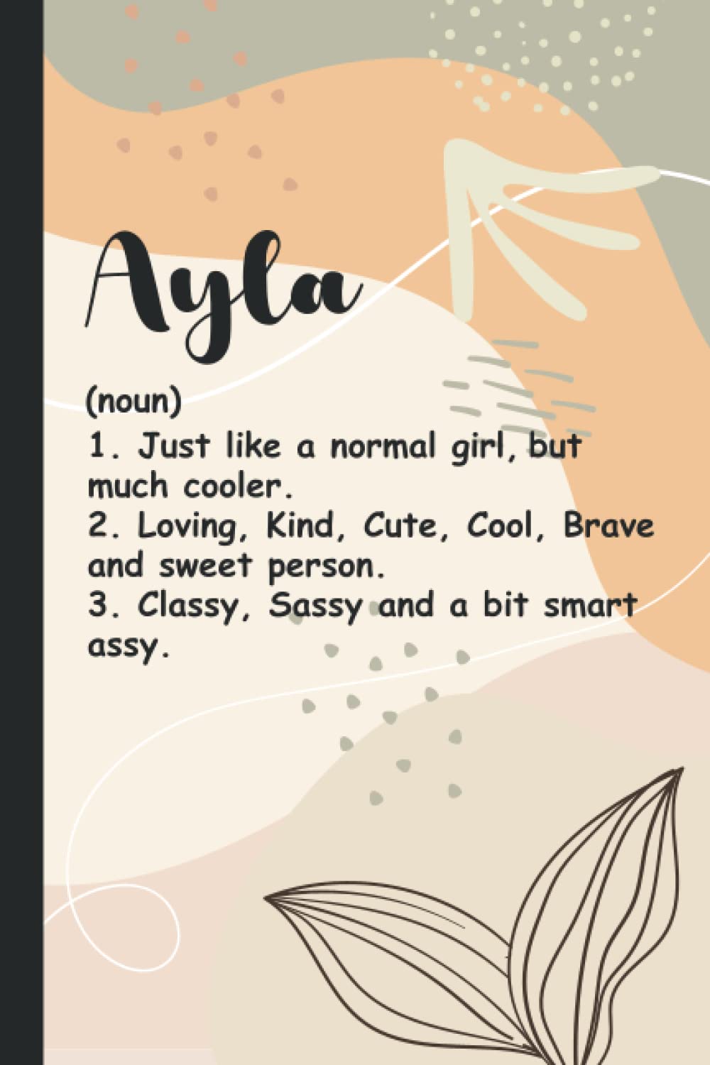 Ayla: Ayla Notebook / Journal, Cute Personalized Journal Gift for Girls Called Ayla | 6x9, 100 Blank Pages Writing Diary, Cool & Fun Birthday ... For Ayla (Perfect Notebook with Name Ayla)
