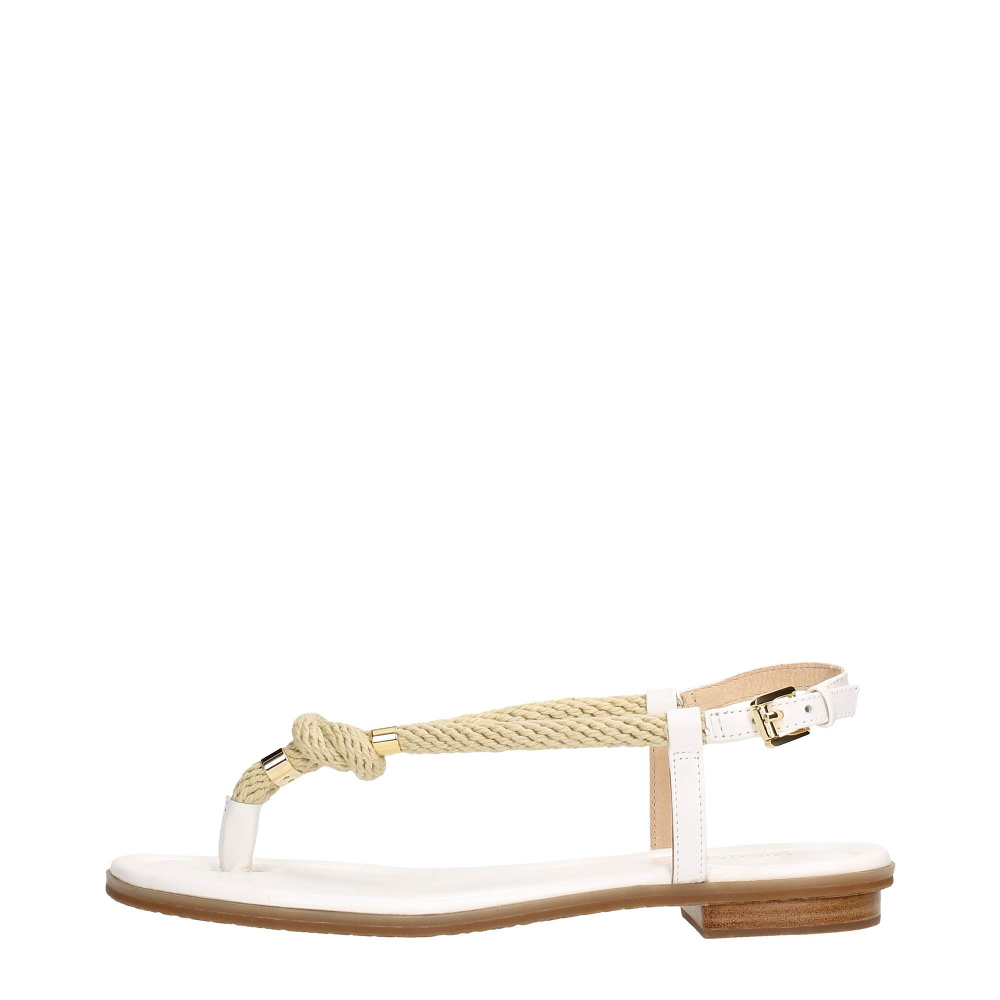 Michael Michael Kors Women's Holly Sandals, Optic White, 9 B(M) US