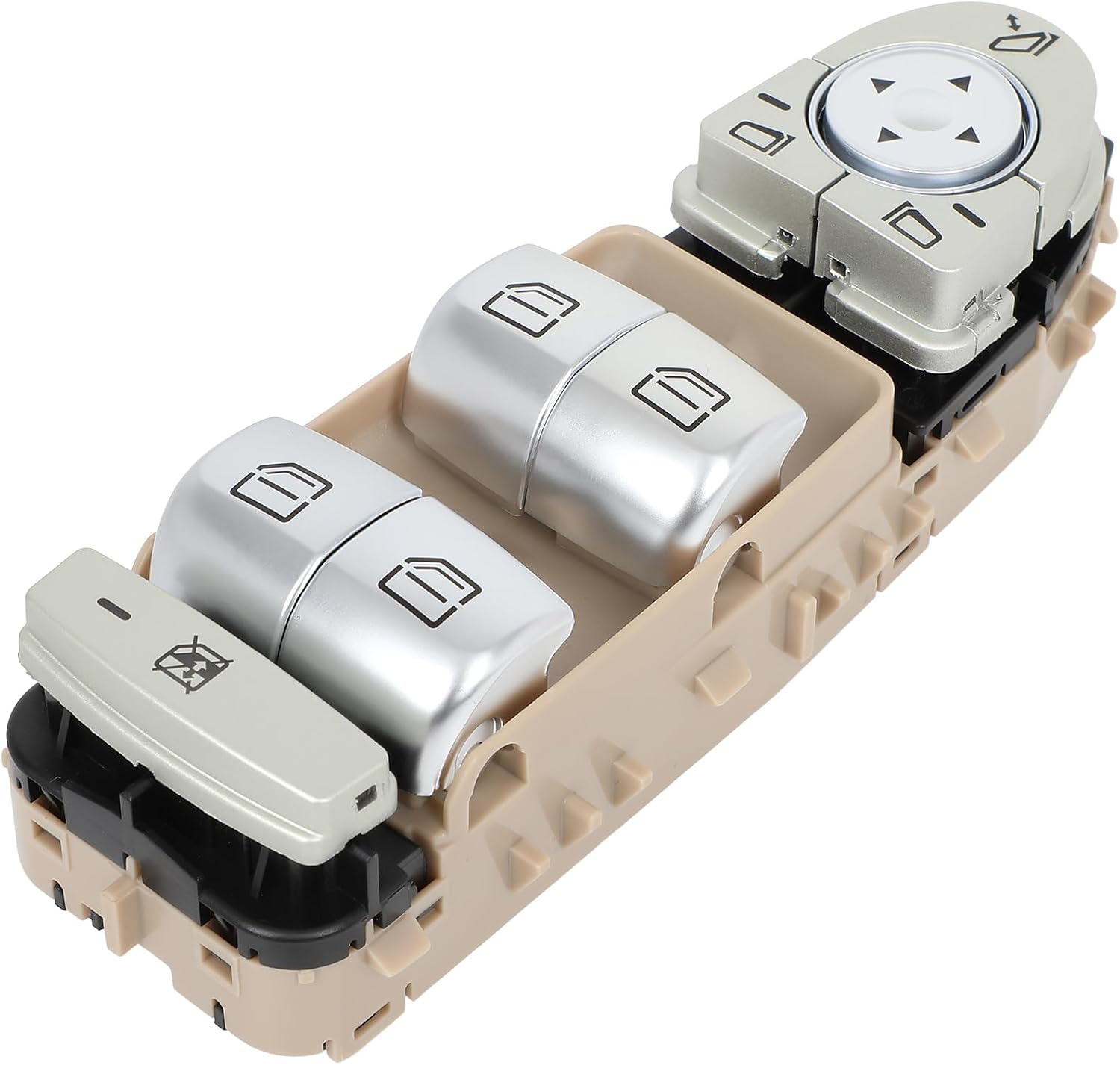 SCITOO Master Power Window Switch Front Left Driver Side Power Window Switch Fits for 2015-2018 for Mercedes-Benz for C300 C63 AMG S OE A2059056811, 2059056811
