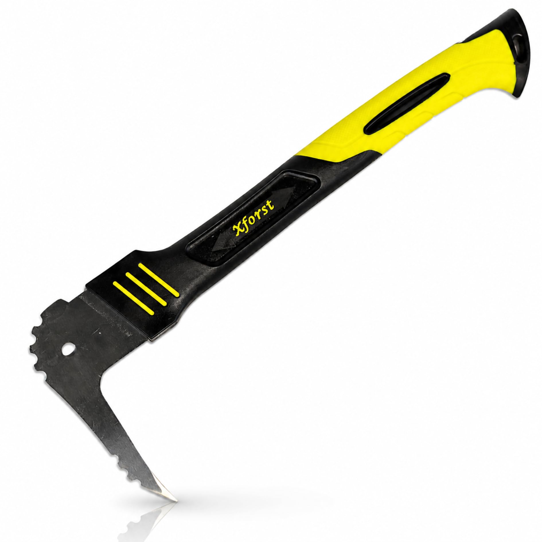 Xforst Sappie Forst 43 cm – Leichte Handsappie Sapie 0,53 kg | Fiberglasstiel & gehärtete Stahlklinge | Forstwerkzeug Holzheber Fällheber rückenschonend für Garten & Brennholz | X-P36FN