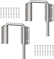 Vista 14 de Nueva Cerradura de Bucle para Puerta Corrediza de Patio - Pestillo de Bucle en Forma de U de 2-3/8 Pulgadas, Cerradura de Seguridad para Hogar