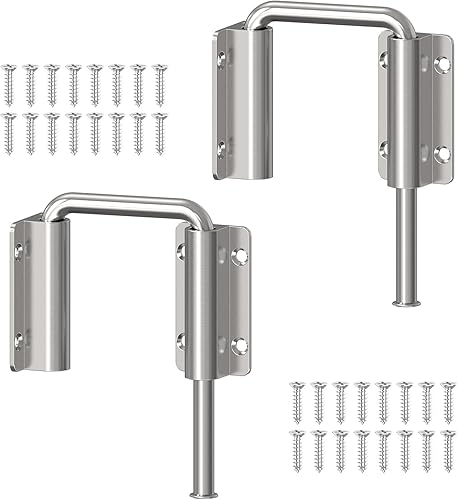 Miniatura 14 de Nueva Cerradura de Bucle para Puerta Corrediza de Patio - Pestillo de Bucle en Forma de U de 2-3/8 Pulgadas, Cerradura de Seguridad para Hogar