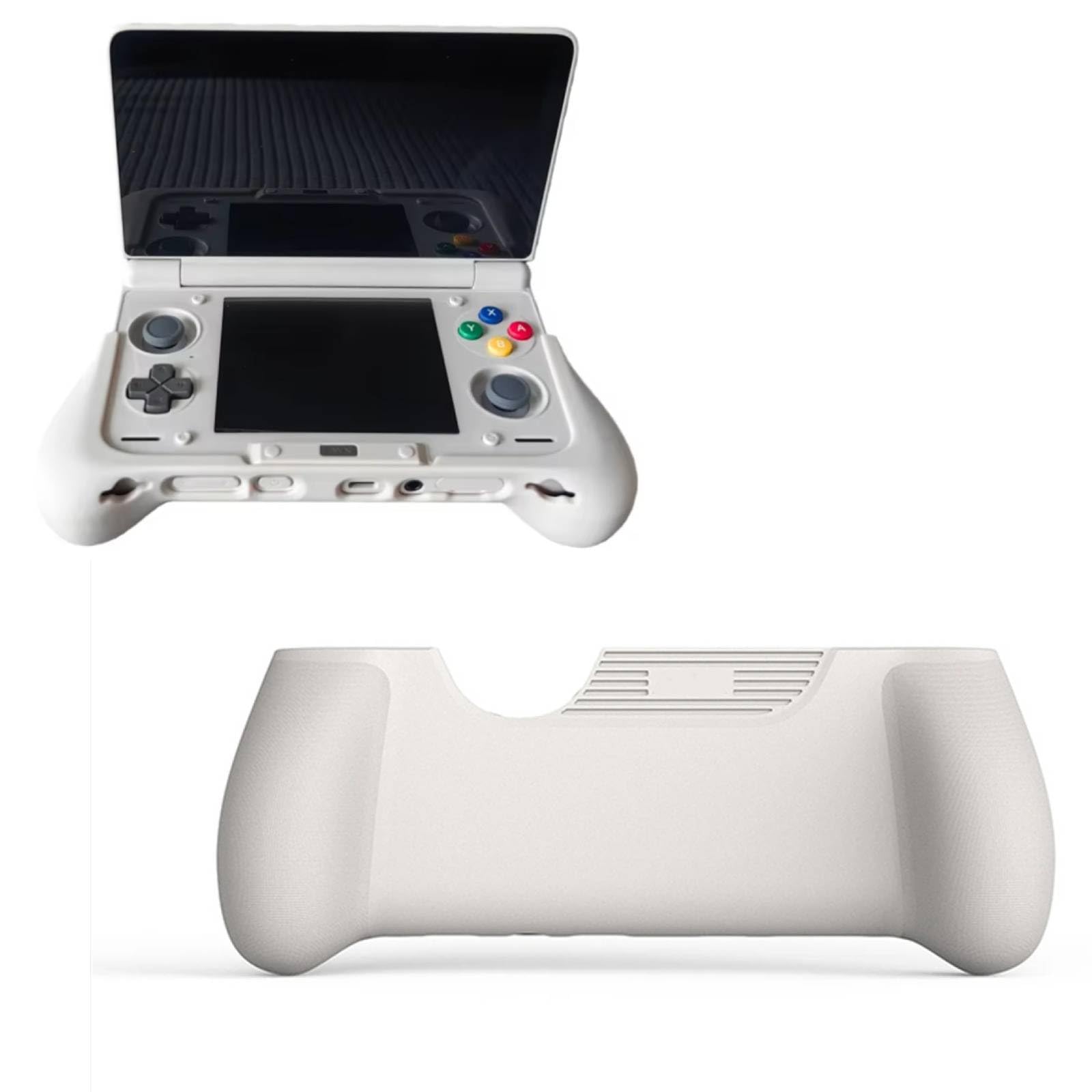 Hand Grip Cover Case for Ayn Thor, Hard Shell Protector Comfort Grip Case Ergonomic Grip Stand Holder for Ayn Thor Game Console Accessories (Gray)