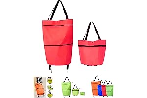 2 IN 1 FOLDING SHOPPING CART