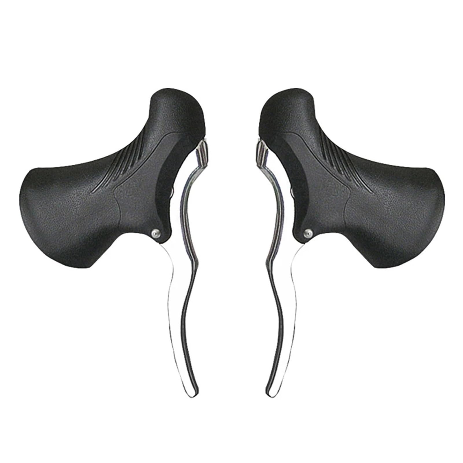 AIQWOJD Bike Rear Brake Drum Bike Brake Rear Drum Bicycle Brake Handle MTB Mountain Bike Cycling Brake Levers Front Rear Brake Levers Drop Handlebar Set(Coffee)
