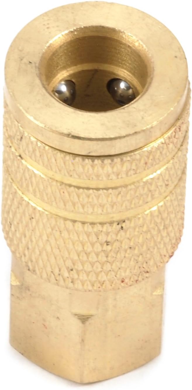 Forney 75240 Industrial Milton Style Air Fitting Coupler with 1/4-Inch-by-1/4-Inch Female NPT