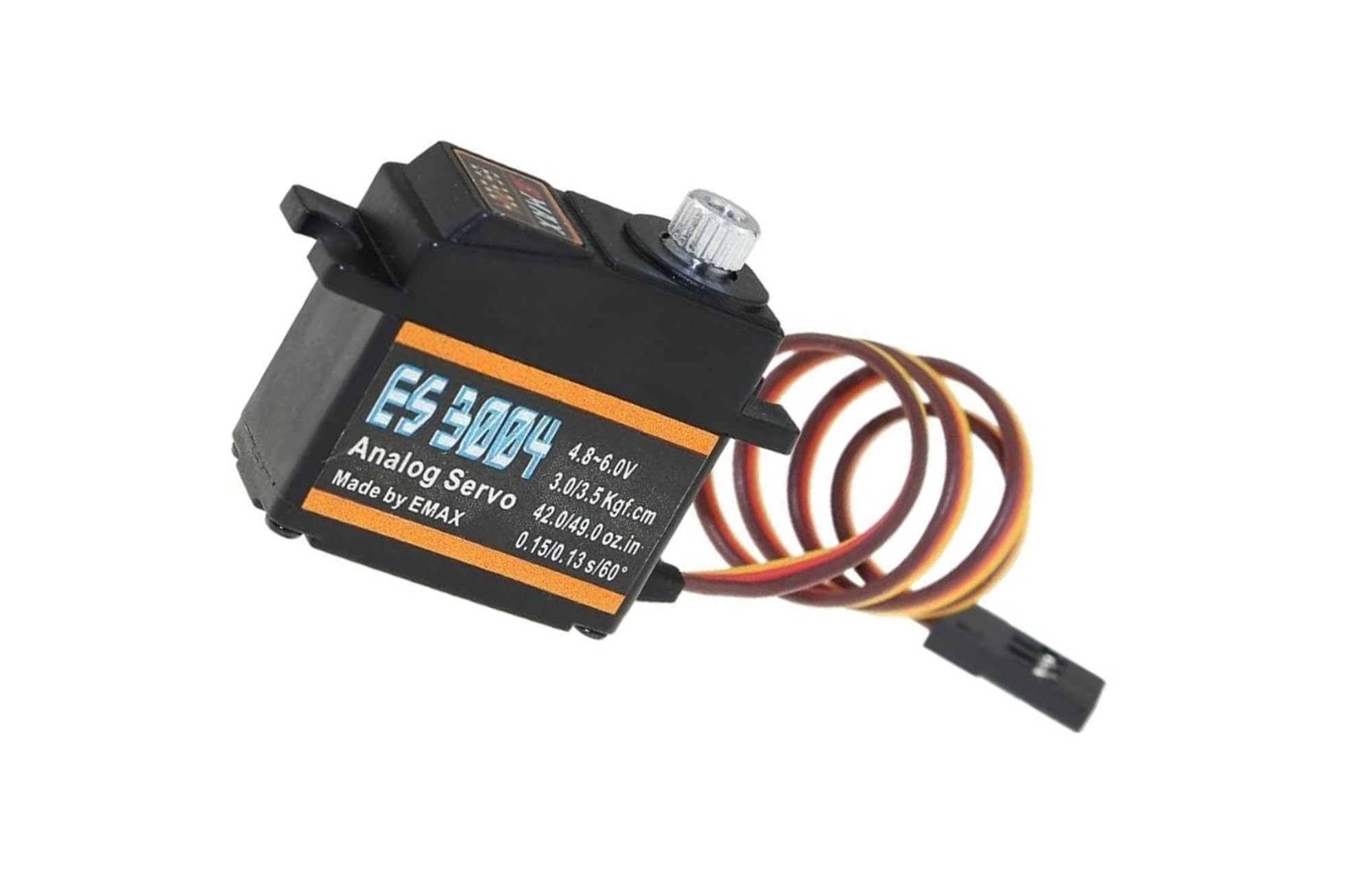 Servo étanche 20 g avec engrenages for servo EMAX for voiture, hélicoptère, bateau et avion RC - Pièces et accessoires ES3004 - Servo analogique en métal(ES3004 1PC)