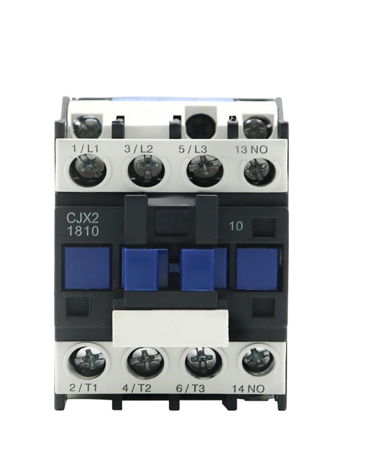 CJX2-1810 LC1 stycznik AC 18 A, 3-fazowy, 3-biegunowy, bez napięcia cewki 380 V, 220 V, 110 V, 36 V, 24 V, 50/60 Hz, montaż na szynie DIN 3P + 1NO normalnie otwarty | 3-fazowy (AC 24 V)