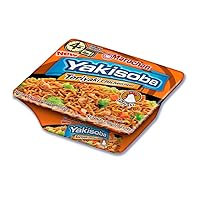 Vista 2 de Maruchan Yakisoba Teriyaki Pollo, Fideos Ramen Instantáneos Japoneses, 3.98 Oz, 8