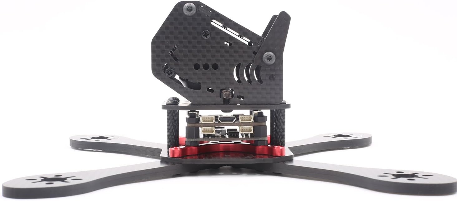 Quadcopter Quad Drone X Frame FPV Racing Race GEPRC ZX5 5inch Frame 190mm Carbon Fiber Multirotor Frame with 5V&12V PDB for RC Quad Quadcopter Drone FPV Kit