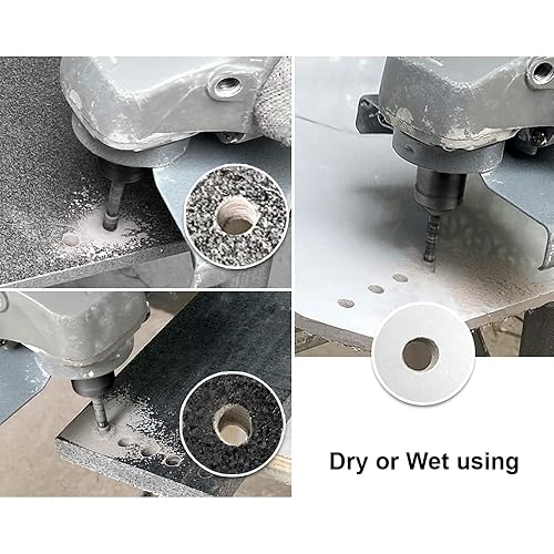 Miniatura 2 de SHDIATOOL Brocas de diamante para azulejos, sierras de agujero de porcelana para ladrillo de mármol de cerámica con adaptador SDS (diámetro 680.394