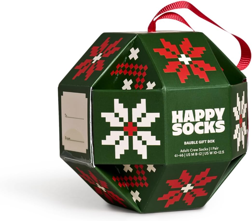 Happy Socks Winter Themed Sock Gift Sets- Skiing, Snowman & Snow Flakes- For Men and Women, Made with Sustainable Cotton - Image 2